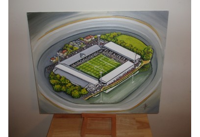 Craven Cottage Stadium Fine Art Original Oil Painting - Fulham FC